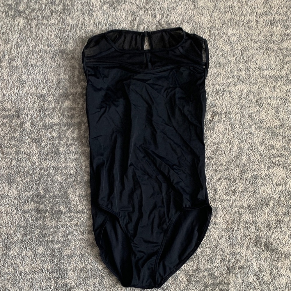 Balera Black Sleeveless Leotard